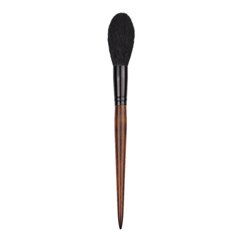 Natural Goat Hair Long Handle Highlighter Powder Blending Brush Blusher Makeup Beauty Brush