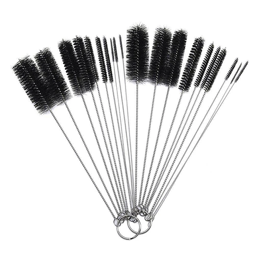 10 Pcs Nylon Bottle Tube Nozzle Brushes Cleaning Brush Kitchen Cleaner Set For Drinking Straws / Glasses / Keyboards / Jewelry