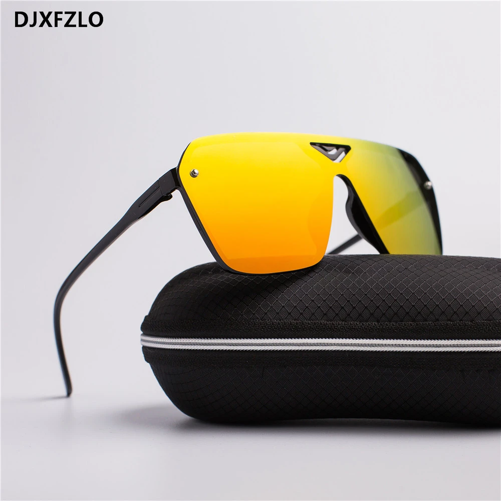 2020 New Goggle Plastic Male Driving Sports Men Dazzling Sunglasses Men Brand Designer Trendy Retro Sun Glasses oculos de sol