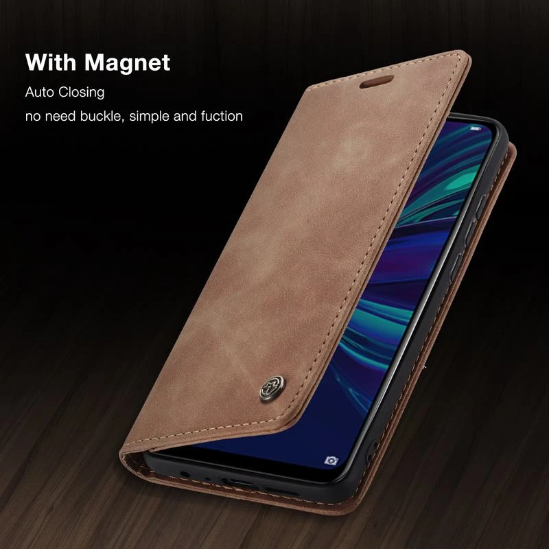 For Huawei P Smart 2019 Case Cover Honor 10 Lite Luxury Magnet Flip Retro Wallet Leather Phone Bags For Huawei Psmart 2018 Coque