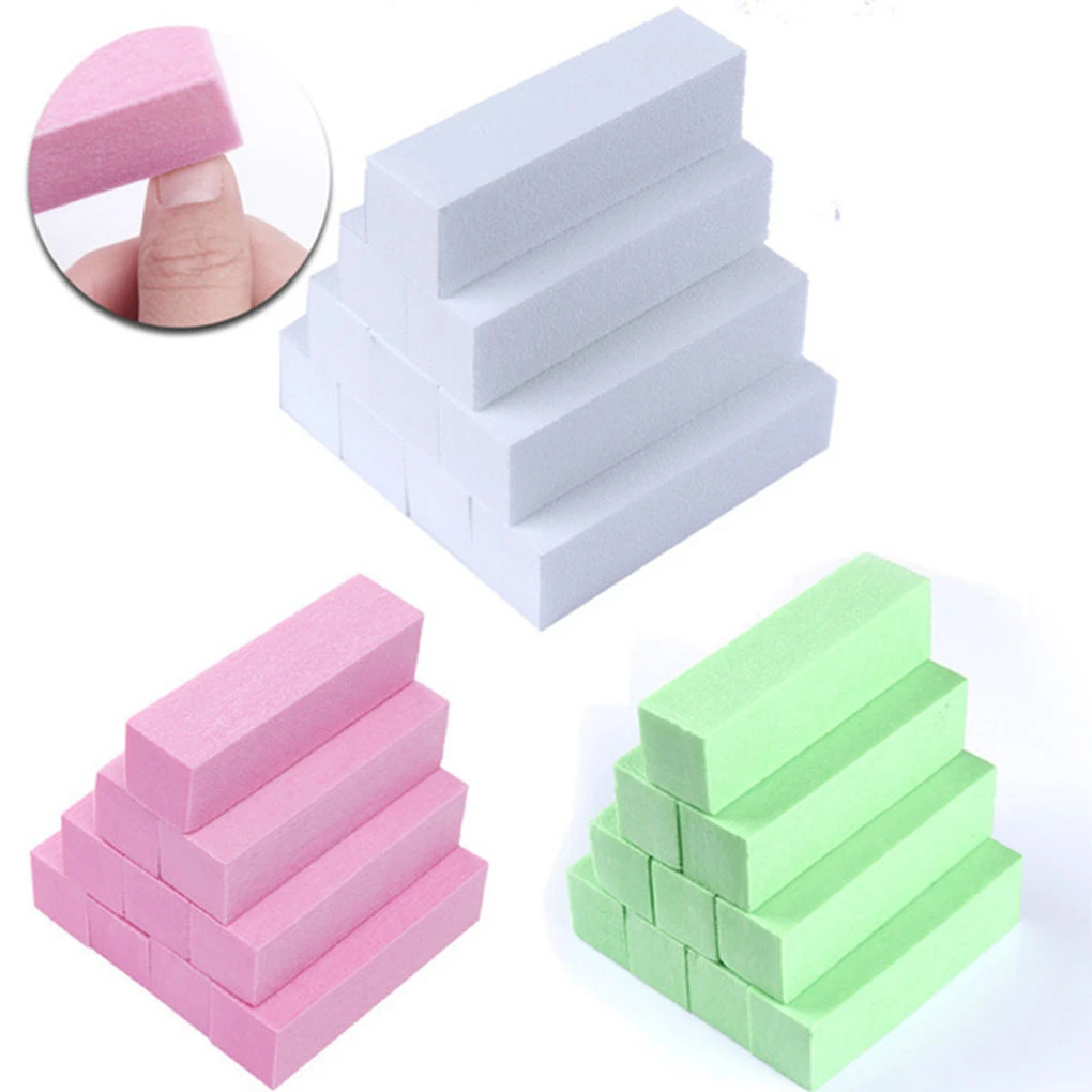 2020 New 10PCS/Set Sanding Sponge Nail Buffers Files Block Grinding Polishing Manicure Nail Art Tool