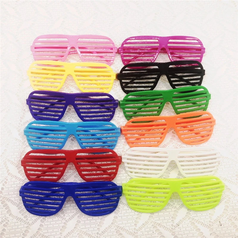 1pcs Shutter Glasses Shades Creative Glasses Club Party Christmas Birthday Halloween Costume Wedding DIY Decoration Kids Toy