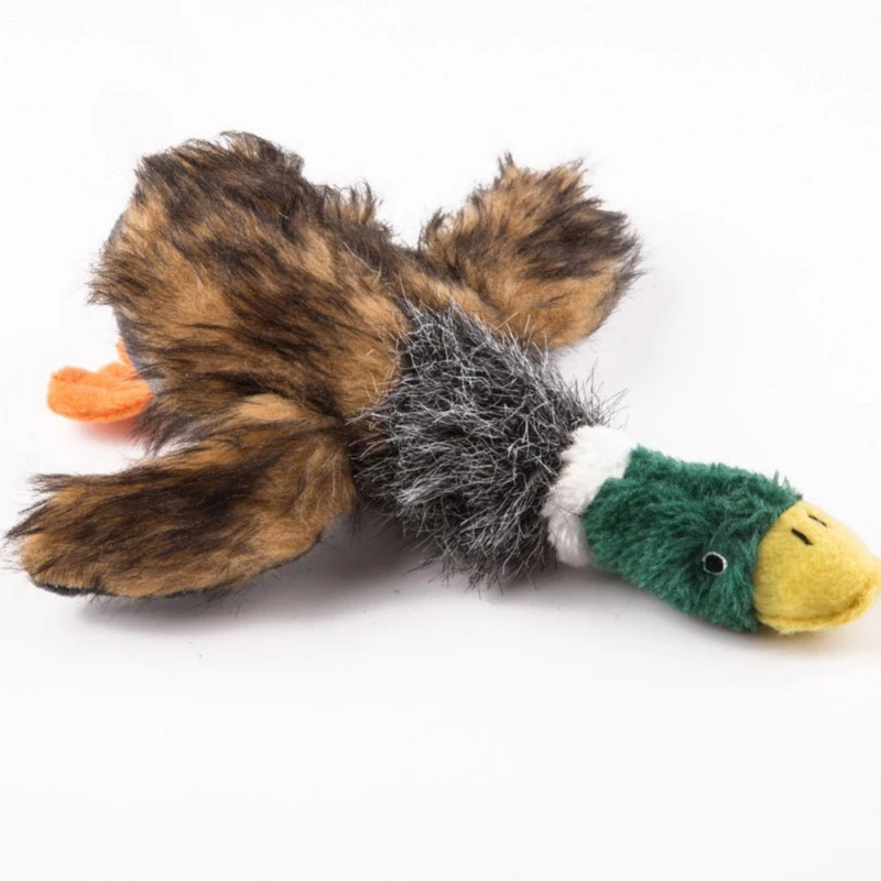 Dog Toys Lovely Pet Puppy Chew Plush Cartoon Animals Squirrel Cotton Rope OX Shape Bite Toy Duck Shaped Squeak Toys
