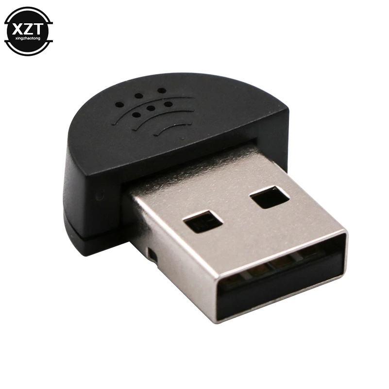 Portable Mini USB 2.0 MIC Omni-Directional Stereo USB Microphone for PC Computer Chatting For MSN/Skype