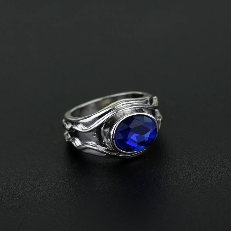 dongsheng movie Lord Vilya Elrond Gil-galad Ring of Air LOTR jewelry elf Three Rings fashion jewelry hobbitt ring -25