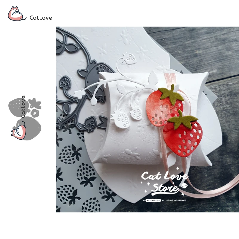 Strawberry Fruit Metal Cutting Dies Stencils For DIY Scrapbooking Paper Card Decorative Craft Dies Embossing Die Cuts New 2019