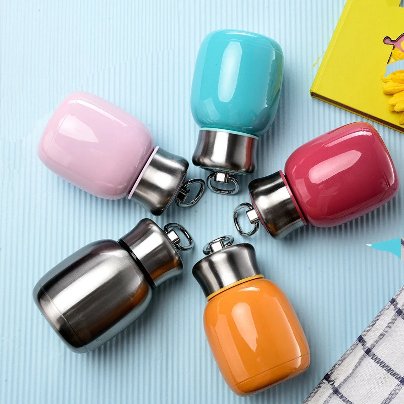 HOT SALE!! 200ML/280ML Mini Cute Coffee Vacuum Flasks Thermos Stainless Steel Travel Drink Water Bottle Thermoses Cups and Mugs