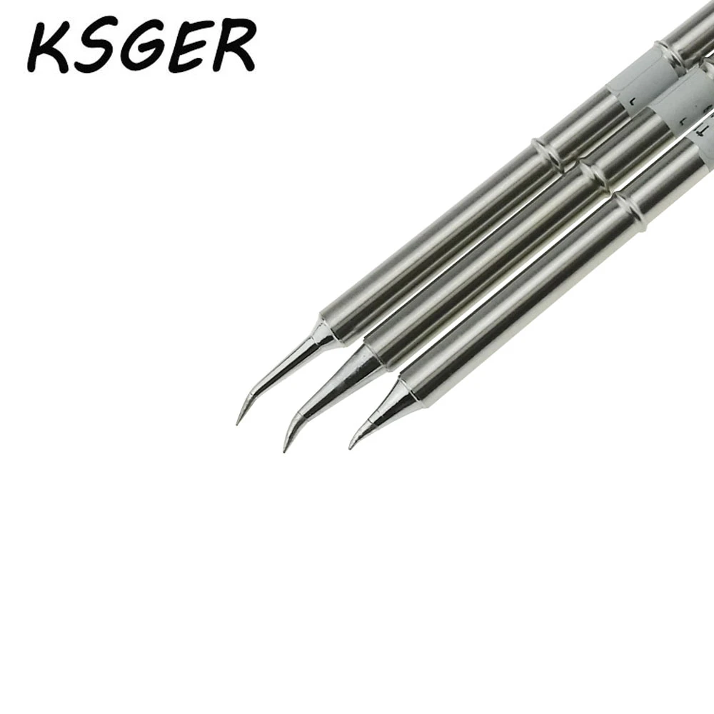 KSGER T12 Soldering Iron Tips T12-J02 T12-JL02 T12-JS02 For STC OLED LED STM32 OLED Temperature Controller