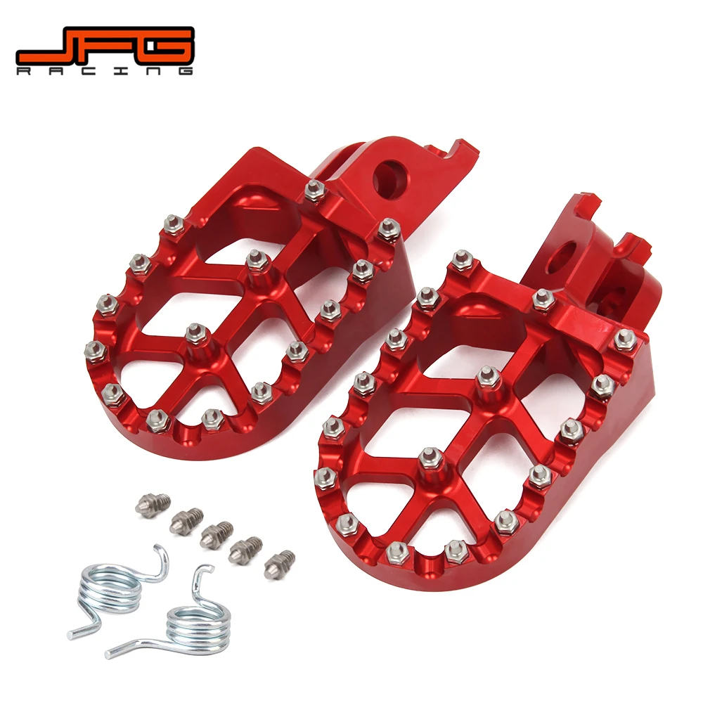 Motorcycle CNC FootRest Footpegs Foot Pegs Pedals For HONDA CR125 CR250 CRF150R CRF250R CRF250X CRF450R CRF450X CRF250L CRF250M