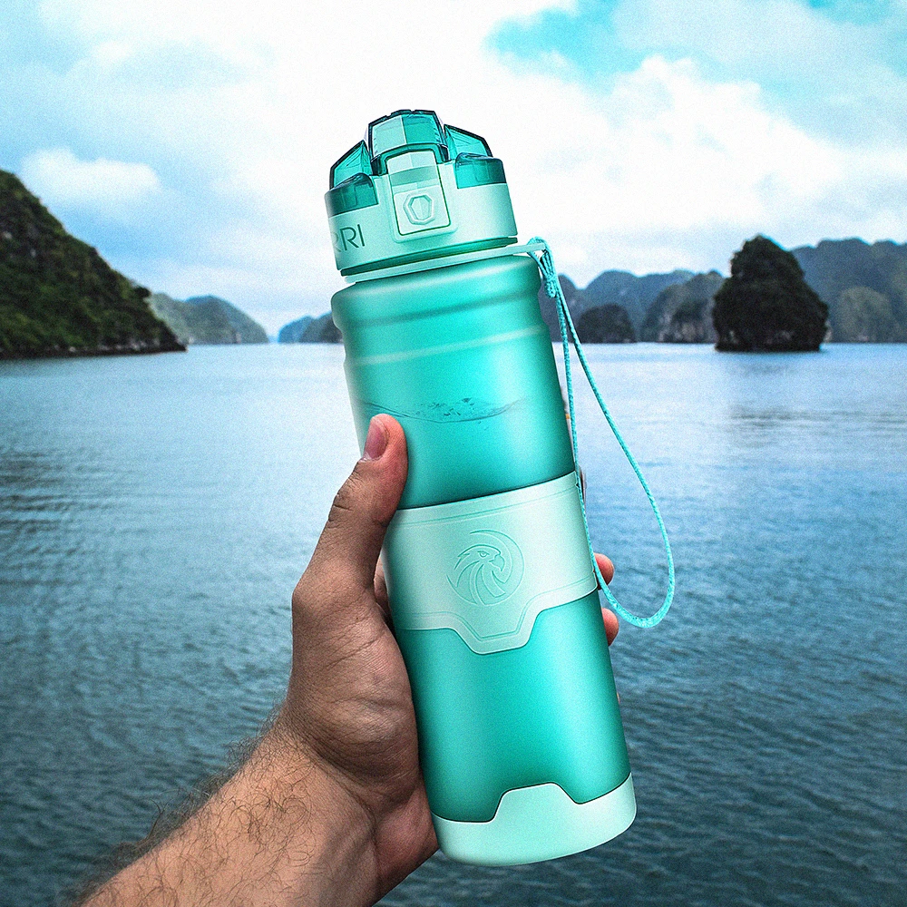 ZORRI Sport Water Bottles BPA Free Portable Gym Anti-fall Leak-proof Drinkware Outdoor Travel Camping HikingTritan Drink Bottle