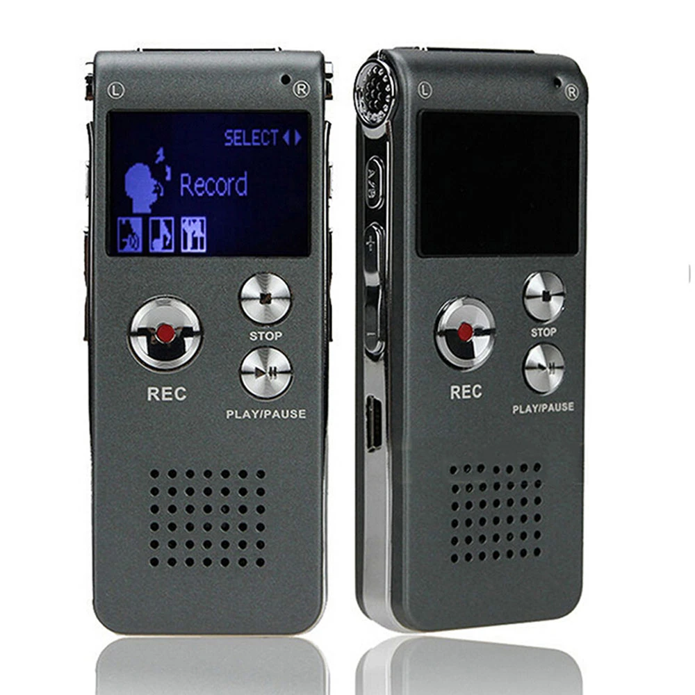 003 Portable LCD Screen 8GB Digital Voice Recorder Telephone Audio Recorder MP3 Player Dictaphone 609