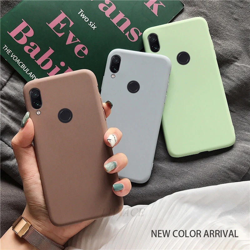 matte silicone phone case on for huawei honor play 8x 10X 8A 8C view 20 v20 8 9 10 lite 7x 7s 7a 7c pro v10 candy color cover