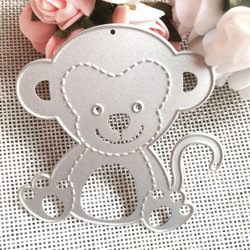 Monkey Scrapbook DIY album Card Paper Card Maker Metal Die Cut Stencil Decoration dies Craft Cutting Dies TemplateI Crafts