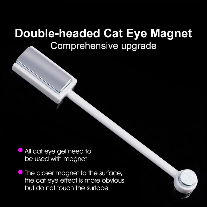 #70601 New Double-headed Magnetic Plate Magnet Pen 1 PC CANNI Nail Art DIY Tool for All Magic 3D Cat Eyes Magnet Nail Gel Polish