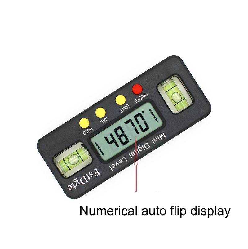 100mm 360 degree mini digital protractor Angle Finder inclinometer electronic level with magnetic bottom angle measuring tool