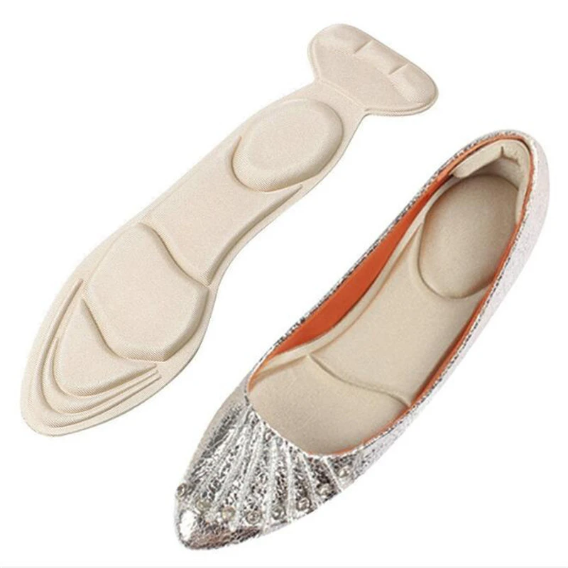 1 Pair Insole Pad Inserts Heel Post Back Breathable Anti-slip for High Heel Shoe New Shoe Cushion Arch Support Insoles