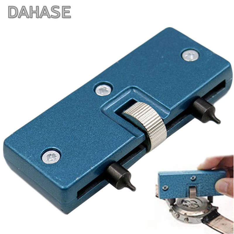 Solid Metal Watch Back Case Opener Tool Adjustable Screw-on Press Closer Remover Wrench Watch Remover Watchmaker Repair Tools
