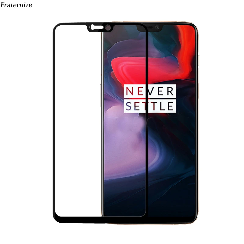 Oneplus 6 Tempered Glass Full Screen Protector Film Tempered Glass For One plus 6 Screen Protection Coverage glass Full Glue