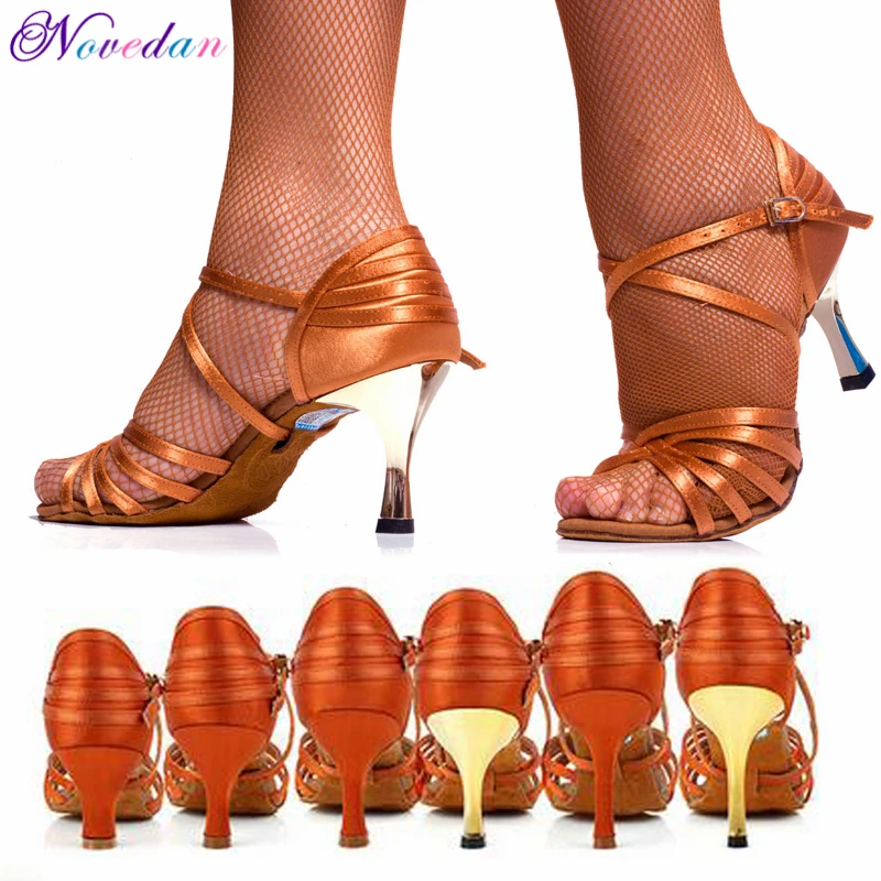 Women's Tango/Ballroom/Latin Dance Dancing Shoes High Heel Salsa Professional Dancing Shoes For Girls Ladies 5 cm/6 cm/7 cm/8 cm
