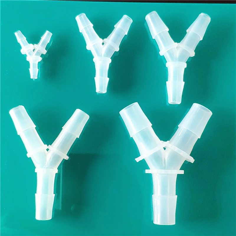 1pcs K501 3.9-12.7mm Y Type Hose Equal Tee Plastic Hose Water Pipe Connectors Joint Aquarium Dropshipping