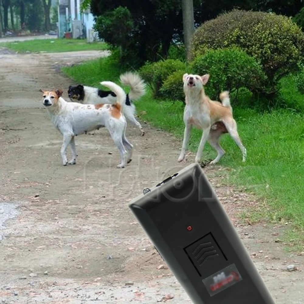 New 1PC Ultrasonic Aggressive Dog Pet Repeller Anti-Bark Barking Stopper Deterrent Train