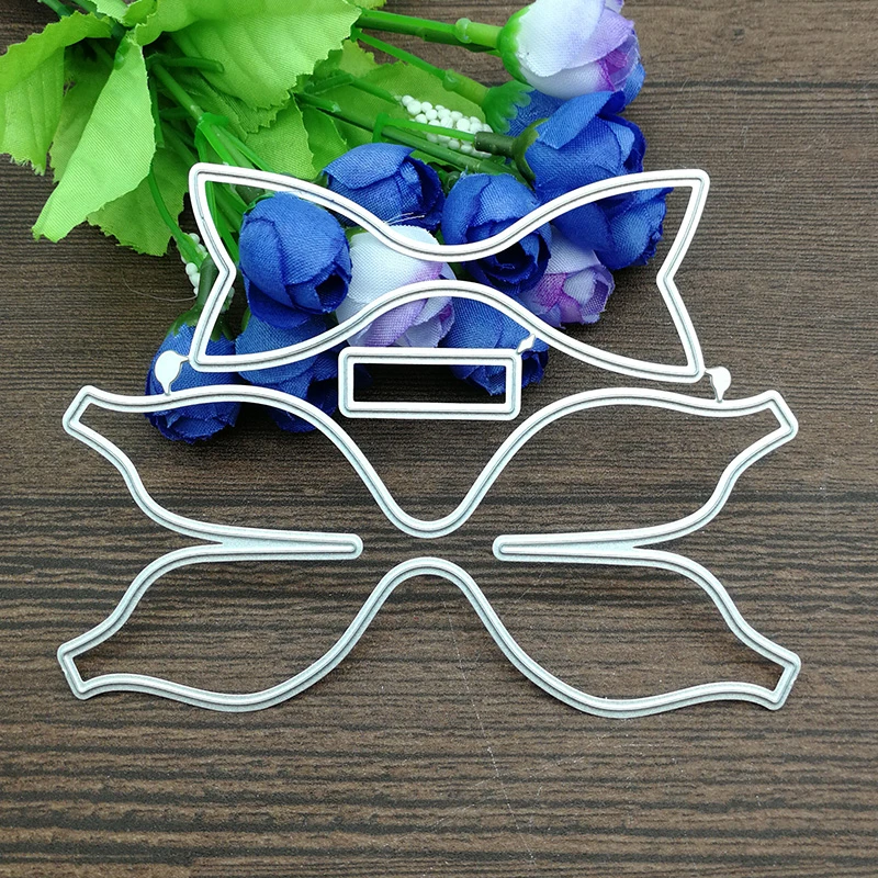 Building a bow Metal Cutting Dies Decorative Scrapbooking Steel Craft Die Cut Embossing Paper Cards Stencils