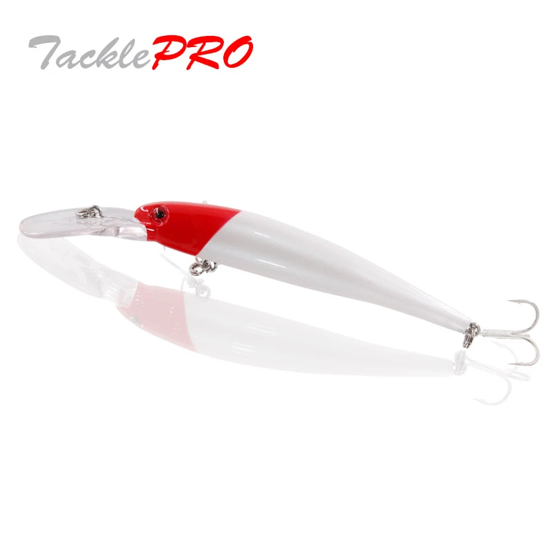 TacklePRO M64 Fishing Lure Minnow 9cm 8.9g 4m 1PC Plastic Hard Wobbler Fishing Lure Deep Diving crankbaits Hard Saltwater