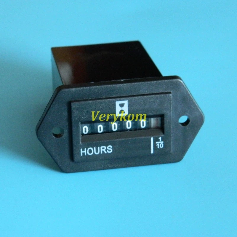 1PC Free Shipping, 6 Digits 100-250V AC Hour Meter,Complete Sealed Quartz Timer Counter SYS-1 12v 24v dc ac 110v 220v