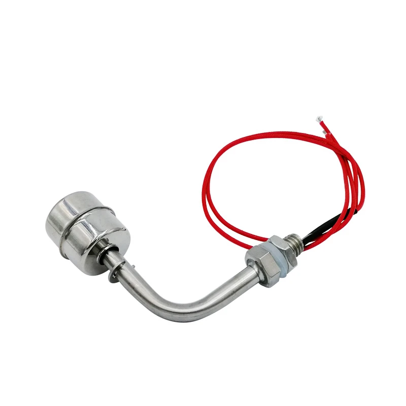 304/316 red and white Stainless Steel L type Liquid Water Level controller Sensor Internal Float Switch Tank Pool water tower