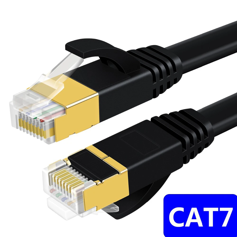 CAT7 Lan Cable RJ45 cat 7 cable rj 45 Ethernet Network Cable Short Patch Cord 30cm 10m 15m 20m for Laptop Router XBox PC Cable