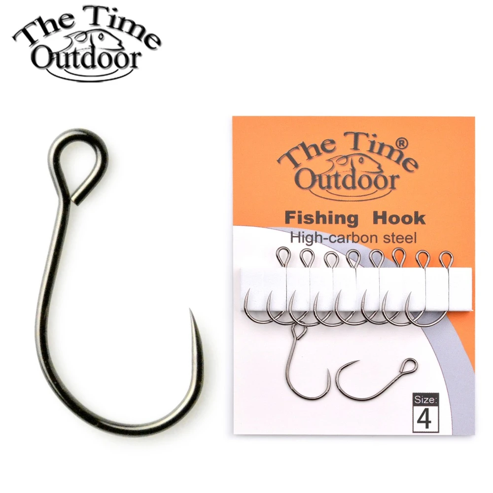 THE TIME BRAND Big Ring lure hook for mini crankbait and small minnow lures Barbless fish hooks