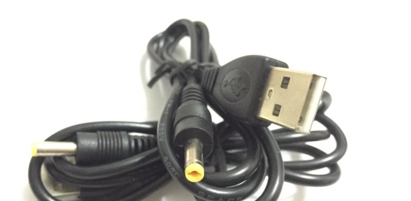 USB to DC4.0 MM * 1.7 Charging Cable Direct-current Line All Copper DC Charger PSP Router Cable