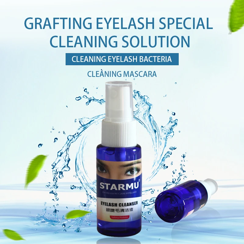 NEWCOME Eyelash Cleanser Cleaning Eyelash Cleaner Primer Grafting for 3D individual Eyelash Extension