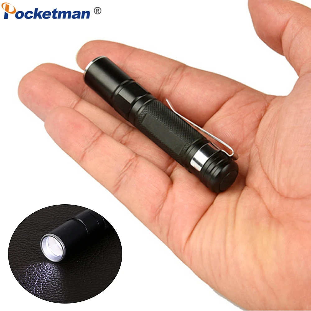 2000LM Portable Mini Pen LED Flashlight Waterproof Pen Light Pocket Torch Powerful LED Lantern AAA Battery for Camping Hunting