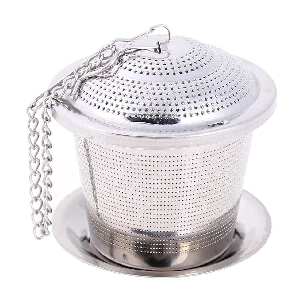 Stainless Steel Mesh Tea Infuser Reusable Tea Strainer Loose Teapot Leaf Spice Filter Tea Strainer Infusor Mesh Tool Accessories