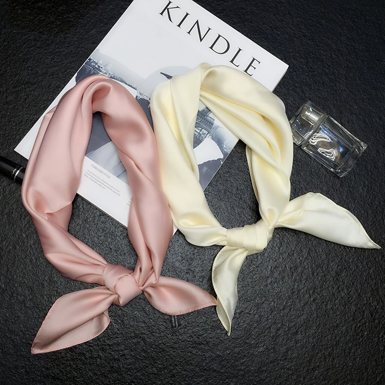 Luxury Brand Bags SCARF women's Silk Scarf Fashion Lady Square Scarves Soft Shawls Pashmina Solid Color Bandana
