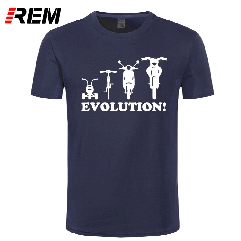 REM Novelty Youth T shirt Evolution of a Tricycle Bicycle Moped Motorbike