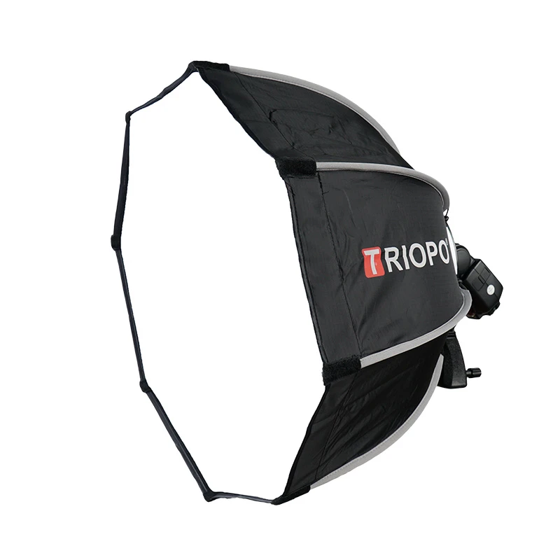 TRIOPO 65cm Softbox Portable Outdoor Octagon Umbrella for YongNuo YN560 III IV TR-988 Godox V860II TT600 Flash Speedlite Soft Bo