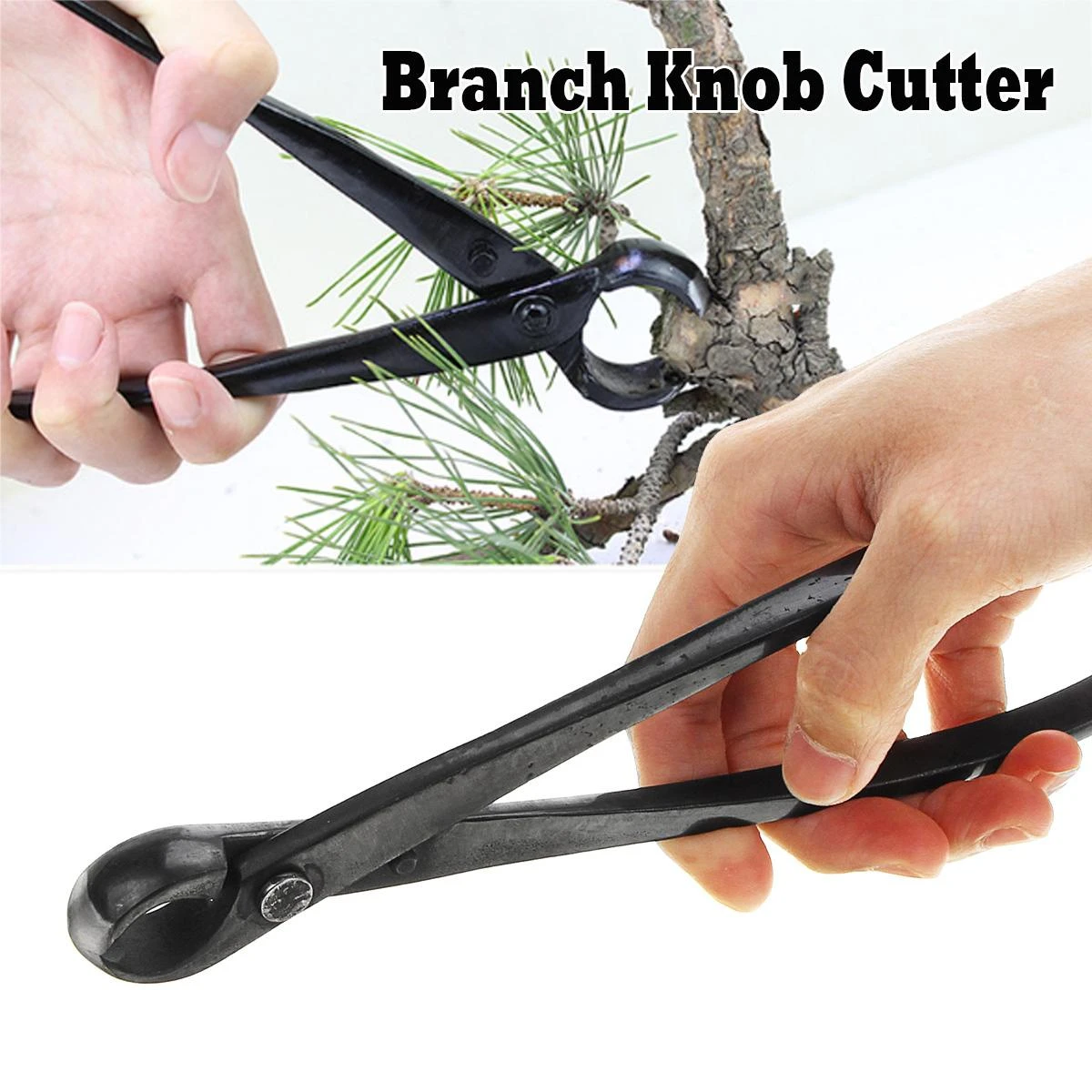 Round Edge Cutter Beginner Bonsai Tools Multi - Function As Branch Cutter and Knob Cutter 210 mm Carbon Steel