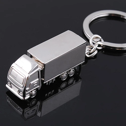 Cute Metal Truck Lorry Car Key Ring Keyfob Keychain Creative Gift Lovely Keyring 6MXR