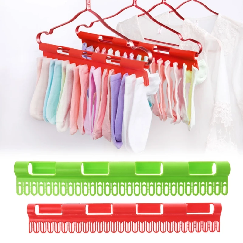 Clothes Socks Finishing Clips Plastic Anti Skid Windproof Storage Rack Hanger Clothes Clips