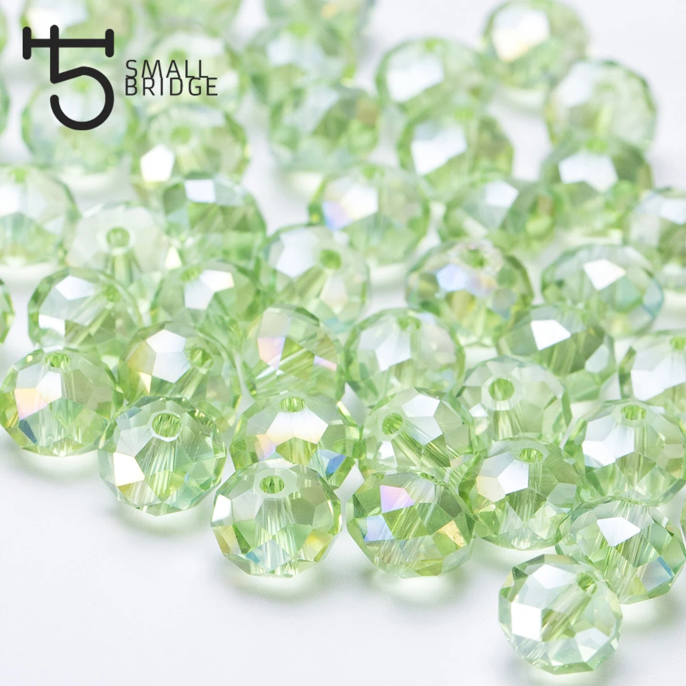 140pcs 4mm Czech Facet Rondelle Glass Beads Jewelry Making DIY Crystal Spacer Beads for Bracelets Mix Loose Bead Wholesale Z301