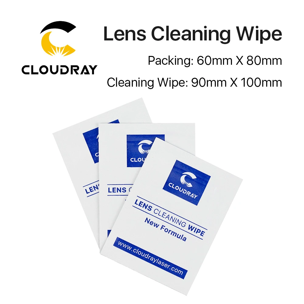 Lens Cleaning Wipes for 10.6um CO2 and 1064nm Fiber Laser Lenses mirror 10 Pcs Pack