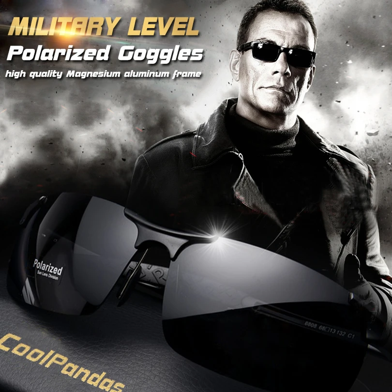 Men Polarized Sunglasses Military Goggles Aluminum Magnesium Sun Glasses Driving HD Glasses For Men/Wome Oculos masculino Male