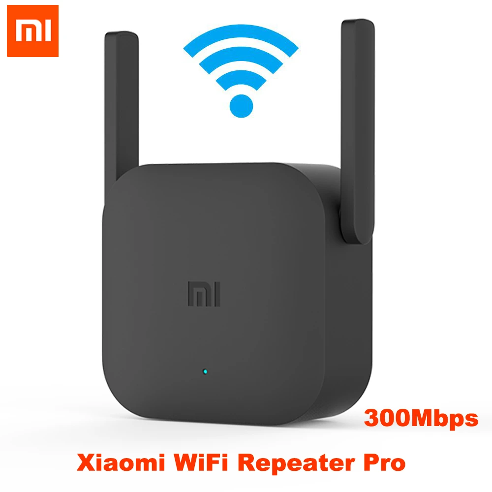 Xiaomi Mijia WiFi Repeater Pro 300M Mi Amplifier Network Expander Router Power Extender Roteador 2 Antenna for Router Wi-Fi