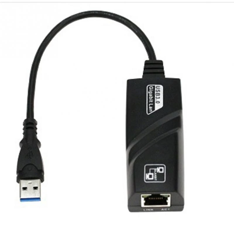 Wired USB 3.0 To Gigabit Ethernet RJ45 LAN (10/100/1000) Mbps Network Adapter Ethernet Network Card For PC Wholesales