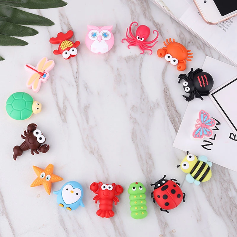 Cable bite Cute Animal cable protector for iphone usb cable organizer chompers charger wire holder for iphone cable dropshipping