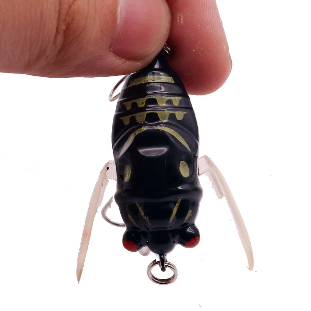 1pcs Bionic Cicada Hard Bait Fishing Lure 5cm/6g Simulation Minnow Fishing Wobblers Crankbait Pesca Insect Fishing Tackle