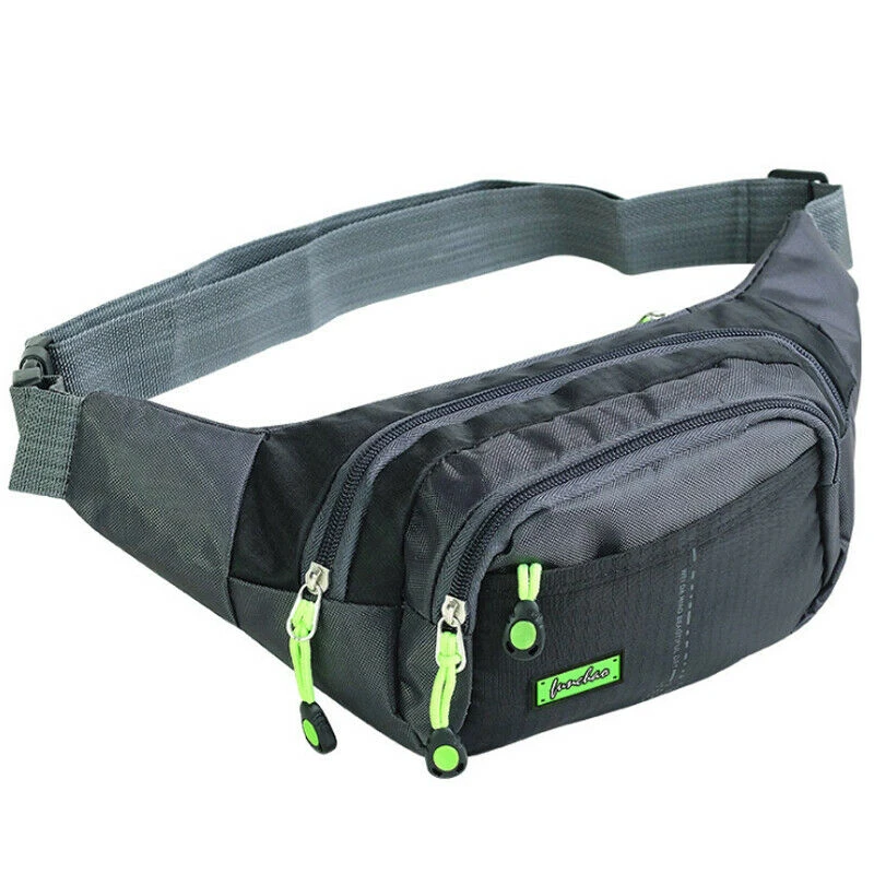 New Bag Canvas Unisex Fanny Pack Waist Hip Belt Bag Purse Pouch Pocket Travel Running Sport Bum High Quality Waterproof