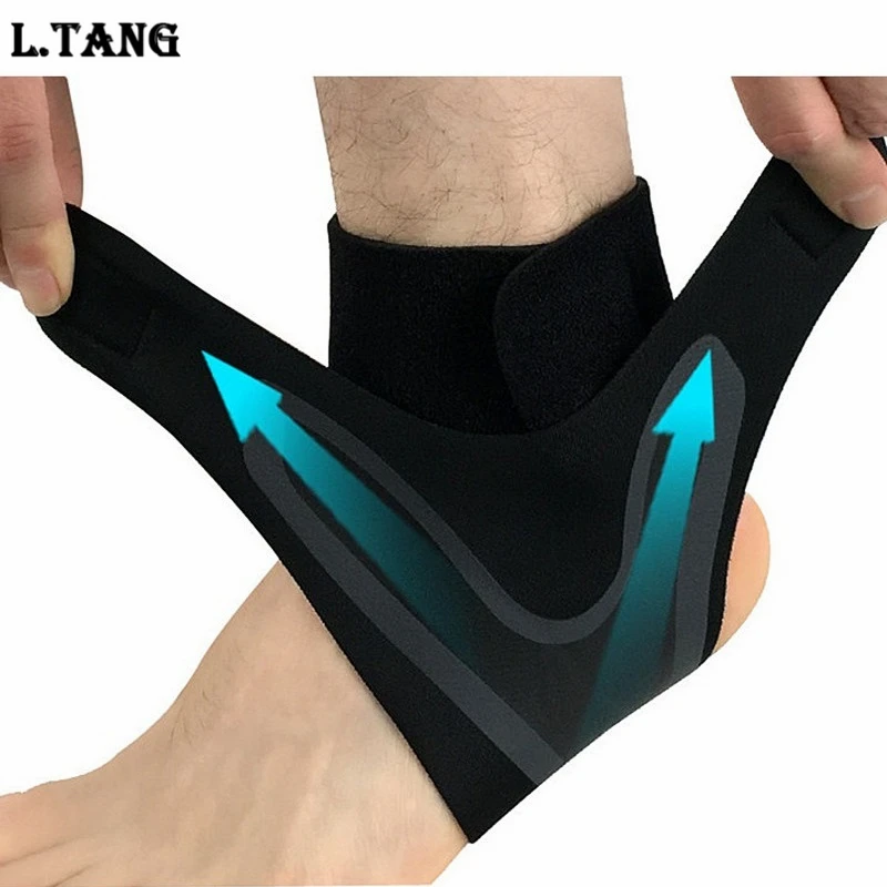 Compression Basketball Ankle Protector Anti Sprain Soccer Ankle Brace Support Strap Bandage Wrap Fitness Foot Safety L567